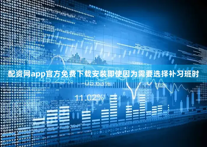 配资网app官方免费下载安装即使因为需要选择补习班时